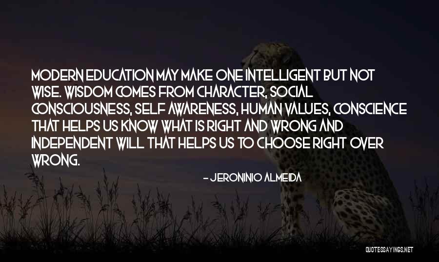 Wise And Intelligent Quotes By Jeroninio Almeida Wise And Intelligent Quotes By Jeroninio Almeida