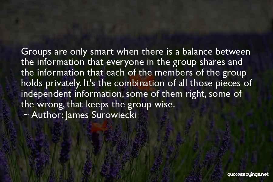 Wise And Smart Quotes By James Surowiecki