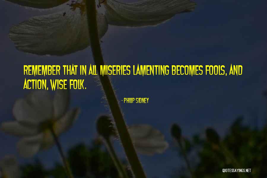Wise Fool Quotes By Philip Sidney Wise Fool Quotes By Philip Sidney