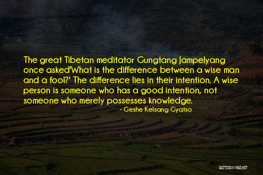 Wise Man And Fool Quotes By Geshe Kelsang Gyatso Wise Man And Fool Quotes By Geshe Kelsang Gyatso
