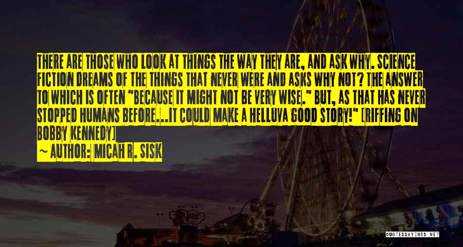 Wise Story Quotes By Micah R. Sisk