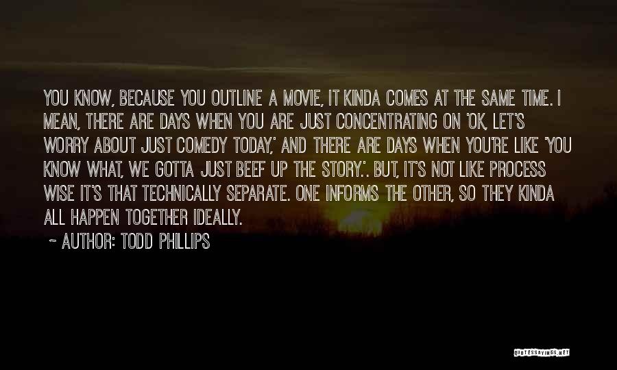 Wise Story Quotes By Todd Phillips