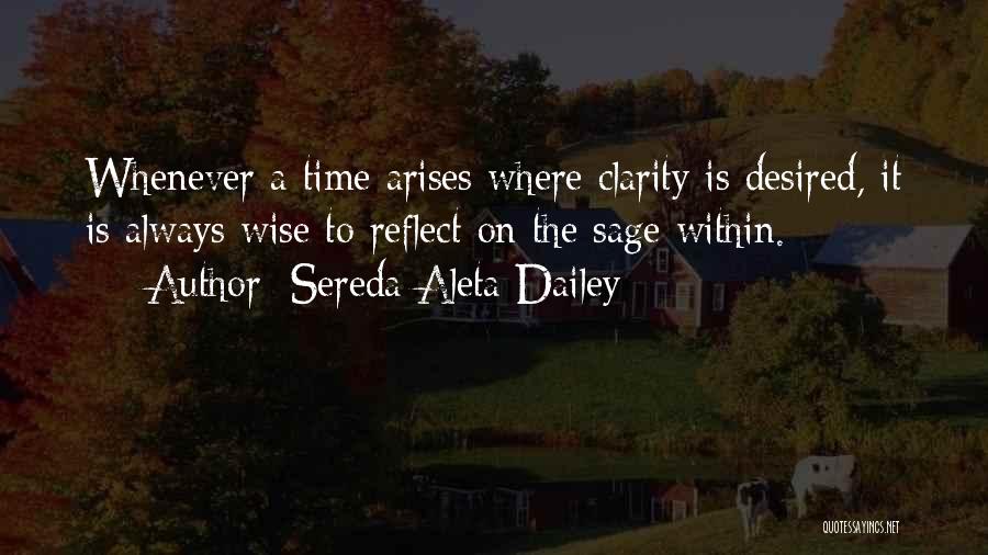 Wise Word Quotes By Sereda Aleta Dailey