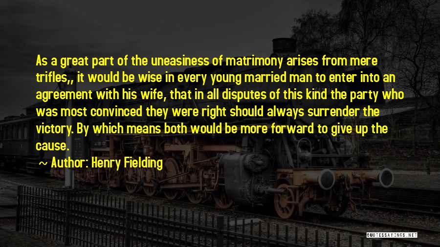 Wise Young Man Quotes By Henry Fielding