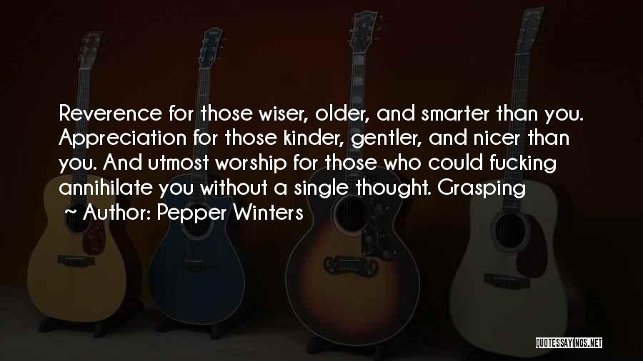 Wiser And Older Quotes By Pepper Winters