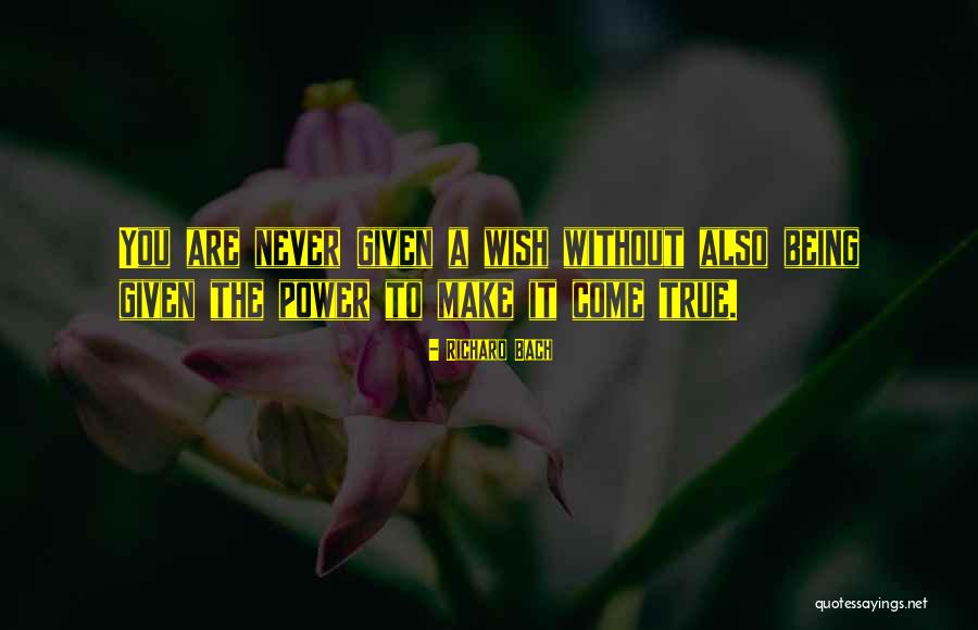 Wish Come True Quotes By Richard Bach Wish Come True Quotes By Richard Bach