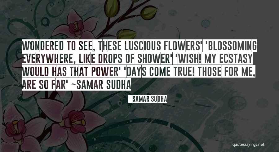 Wish Come True Quotes By Samar Sudha Wish Come True Quotes By Samar Sudha