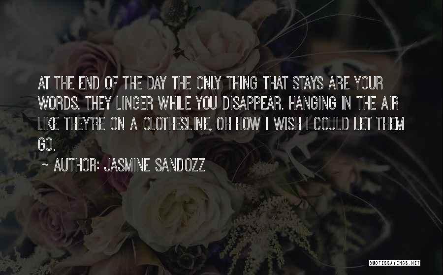 Wish Could Disappear Quotes By Jasmine Sandozz
