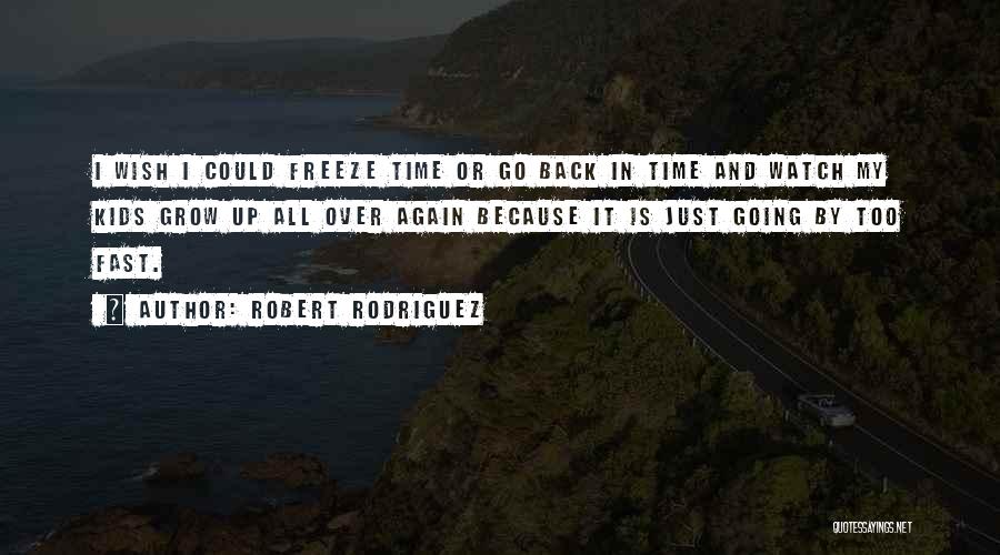Wish Could Freeze Time Quotes By Robert Rodriguez