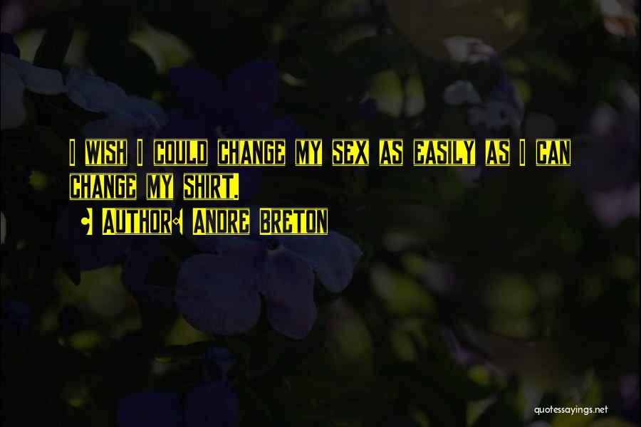 Wish I Could Change Quotes By Andre Breton