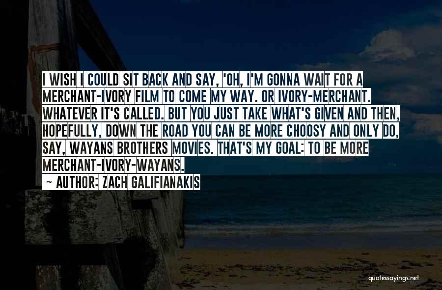 Wish I Could Do More Quotes By Zach Galifianakis