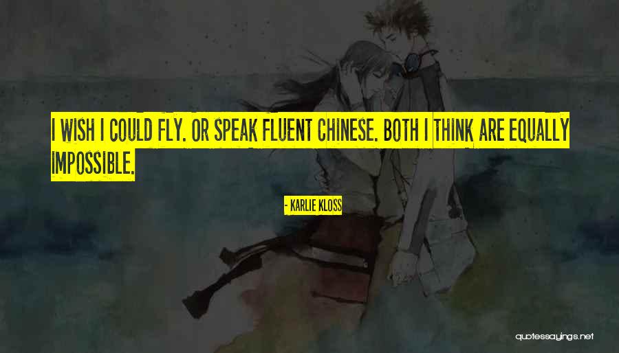 Wish I Could Quotes By Karlie Kloss Wish I Could Quotes By Karlie Kloss