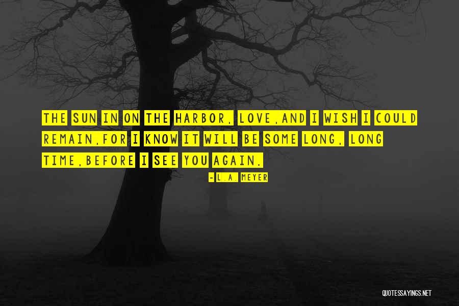 Wish I Could See You Quotes By L.A. Meyer Wish I Could See You Quotes By L.A. Meyer