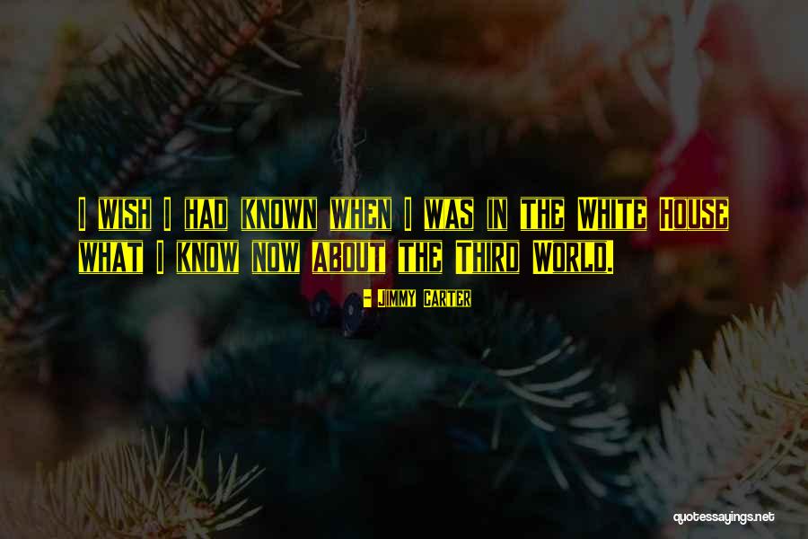 Wish I Had Known Quotes By Jimmy Carter