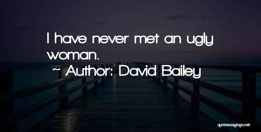 Wish I Would Have Never Met You Quotes By David Bailey