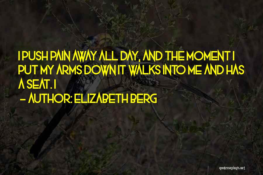 Wish The Pain Would Go Away Quotes By Elizabeth Berg