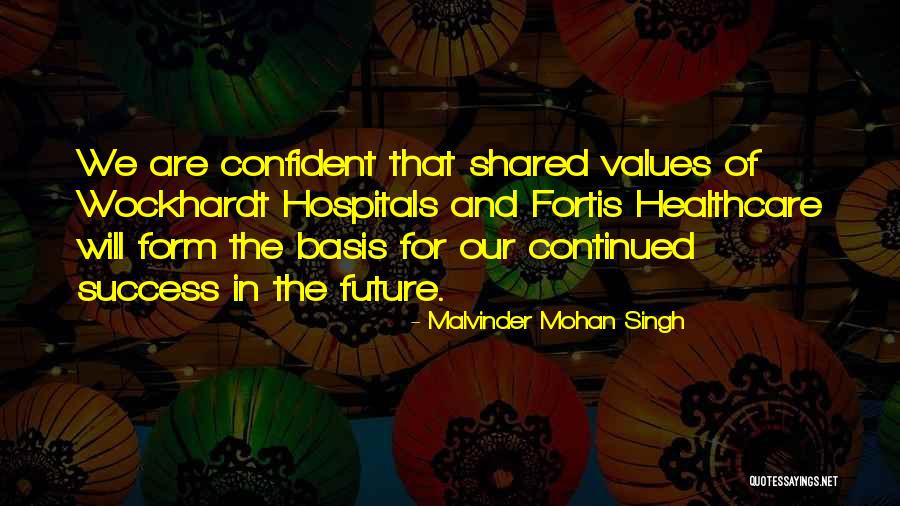 Wish You Continued Success Quotes By Malvinder Mohan Singh