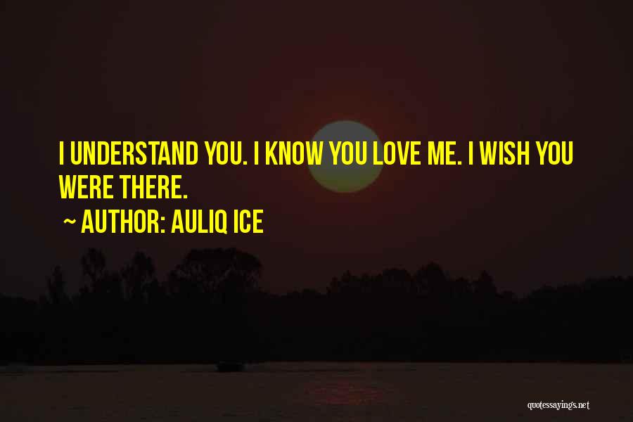 Wish You Were There Quotes By Auliq Ice