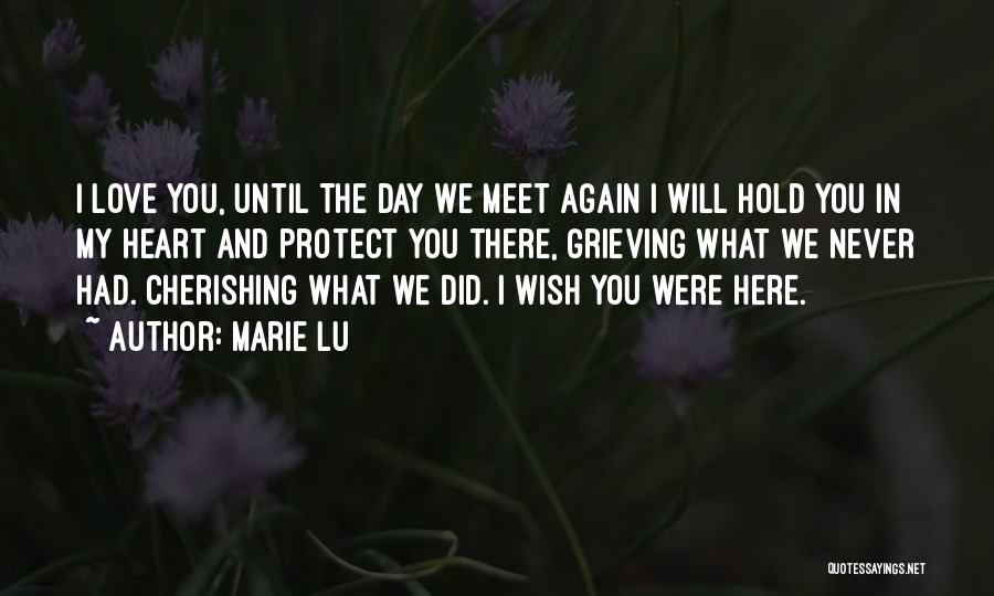 Wish You Were There Quotes By Marie Lu
