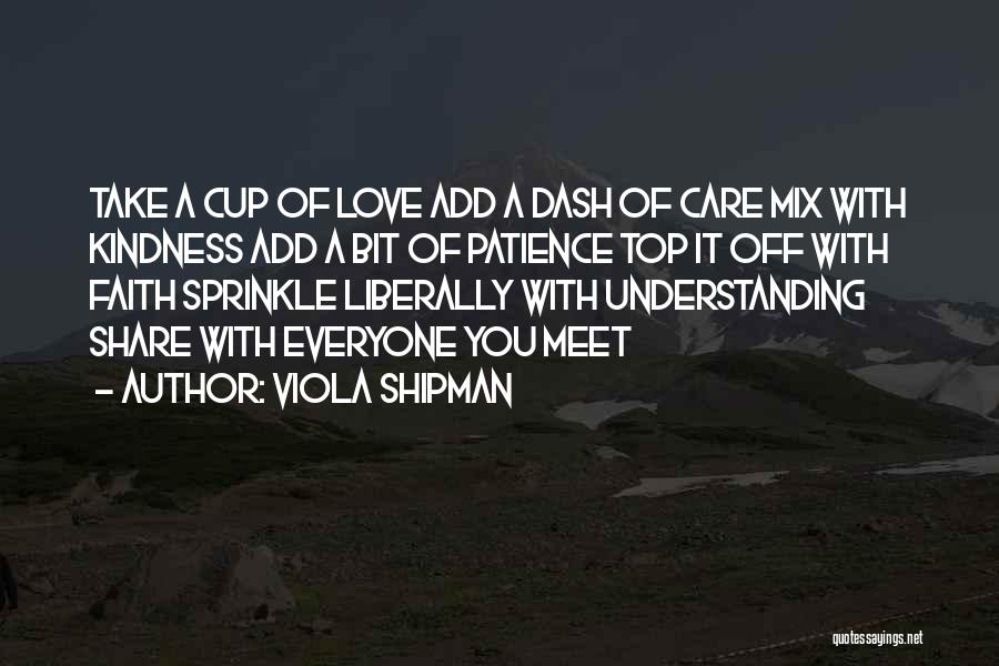 Wish You Would Care More Quotes By Viola Shipman