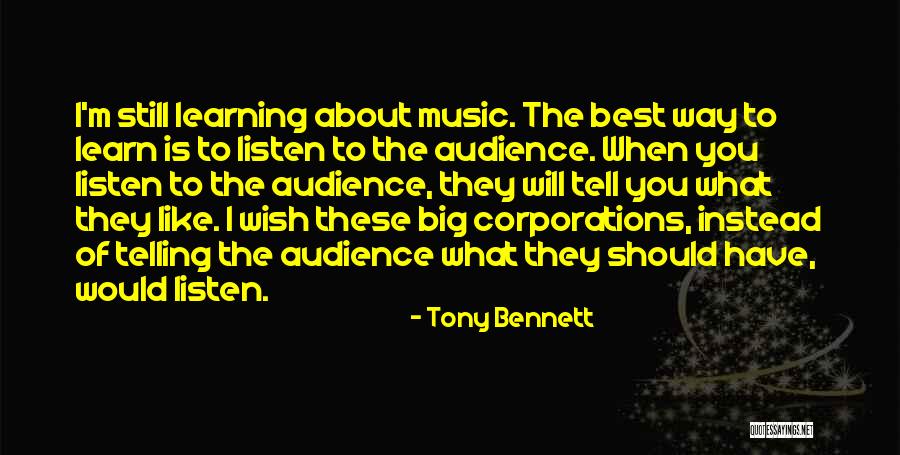 Wish You Would Quotes By Tony Bennett