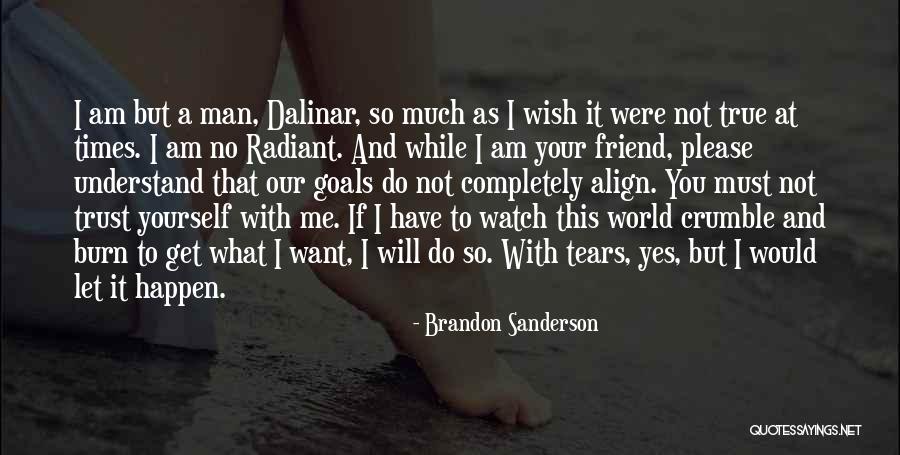 Wish You Would Understand Quotes By Brandon Sanderson