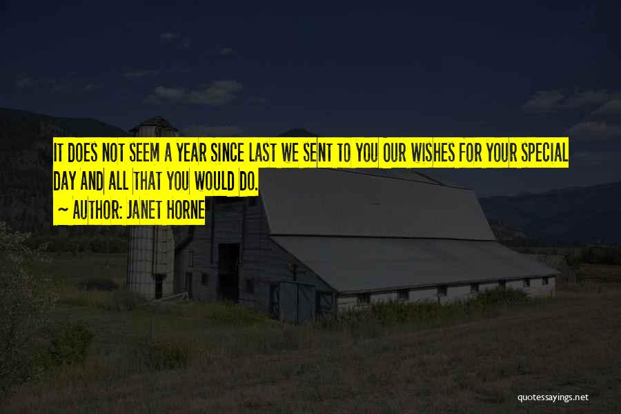 Wishes For Birthday Quotes By Janet Horne