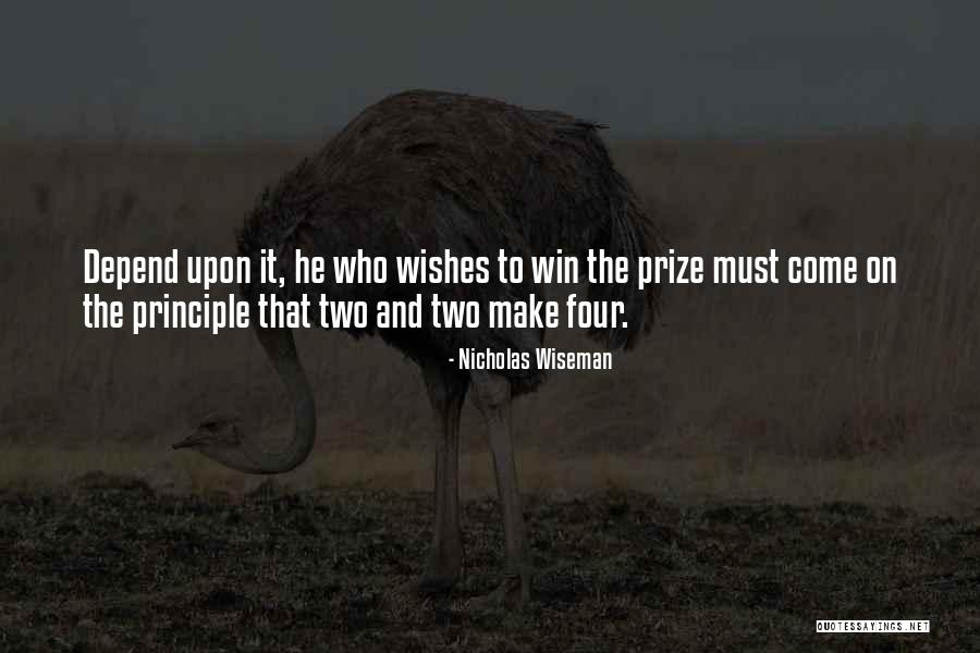 Wishes On Success Quotes By Nicholas Wiseman Wishes On Success Quotes By Nicholas Wiseman