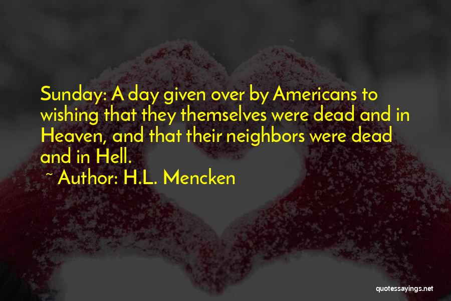 Wishing B'day Quotes By H.L. Mencken