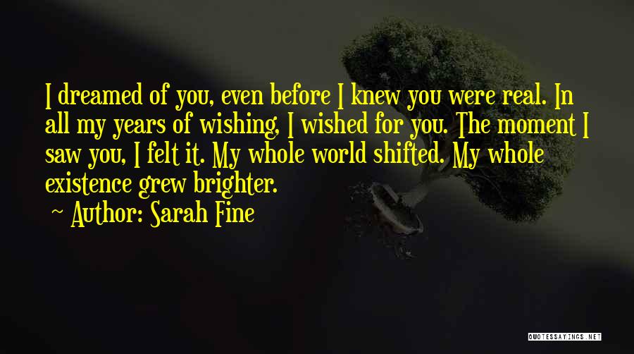 Wishing Someone Knew How You Felt Quotes By Sarah Fine