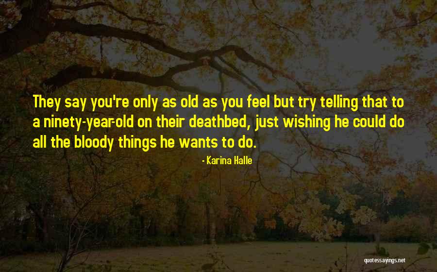 Wishing You Could Say Something Quotes By Karina Halle Wishing You Could Say Something Quotes By Karina Halle