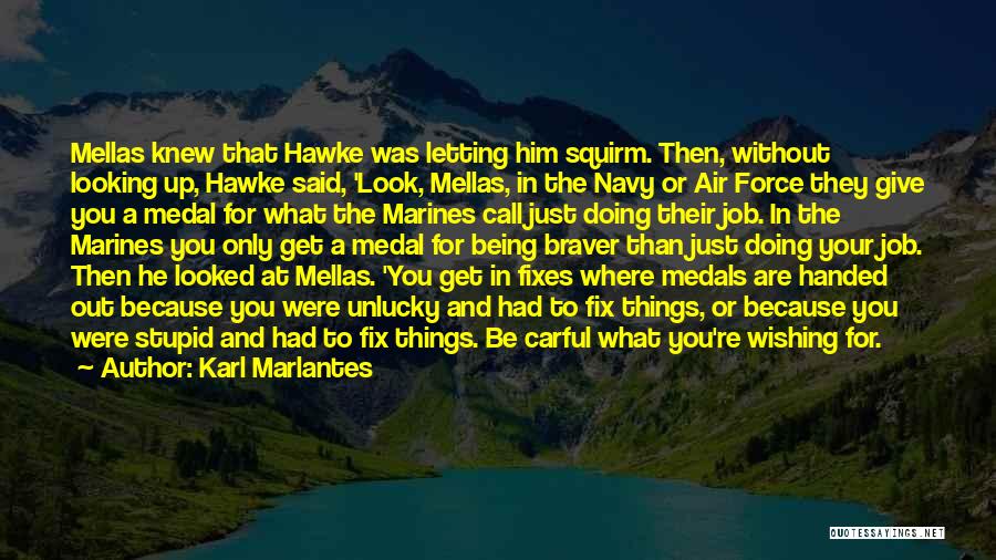 Wishing You Had Him Quotes By Karl Marlantes