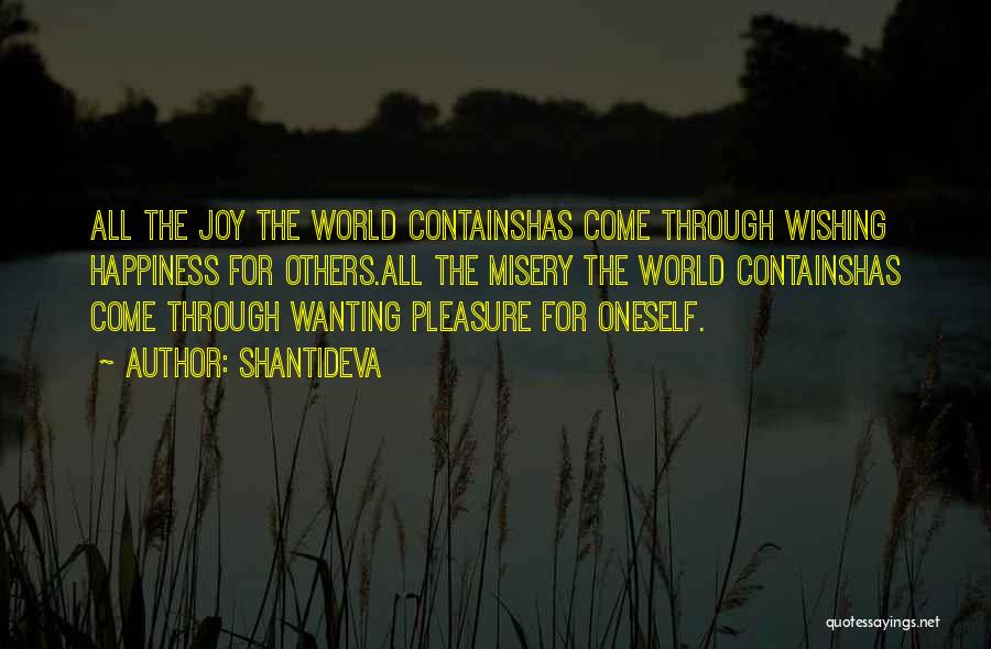 Wishing You Happiness Quotes By Shantideva