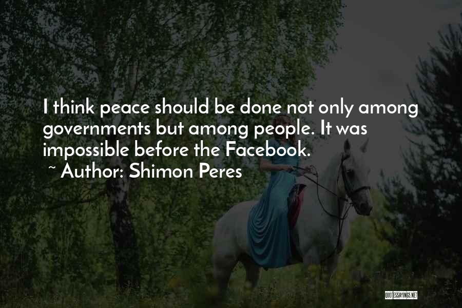 Wispered Quotes By Shimon Peres