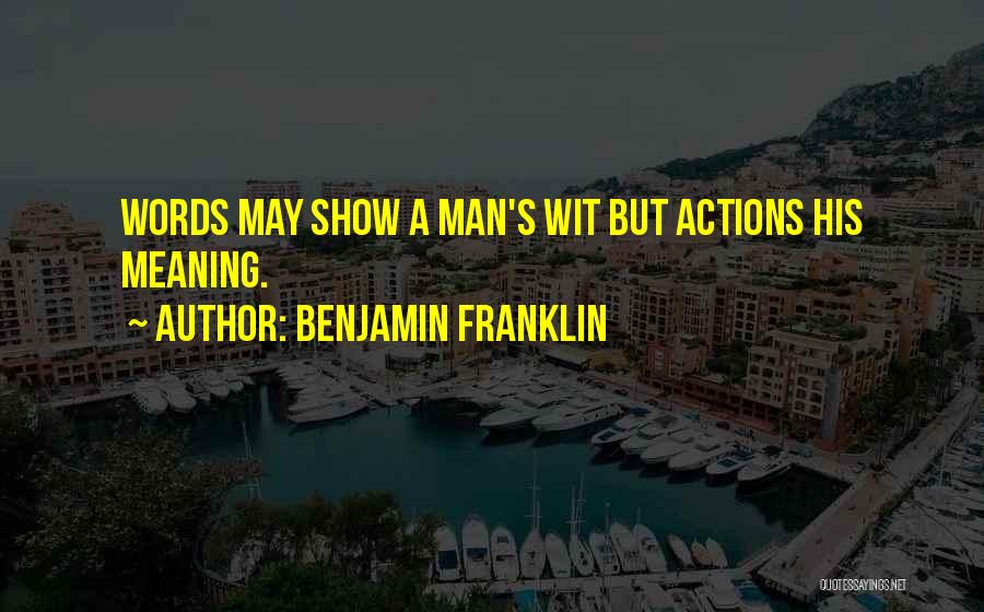 Wit Quotes By Benjamin Franklin