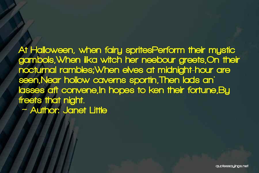 Witch Quotes By Janet Little