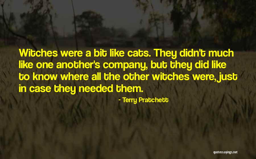 Witches And Cats Quotes By Terry Pratchett Witches And Cats Quotes By Terry Pratchett