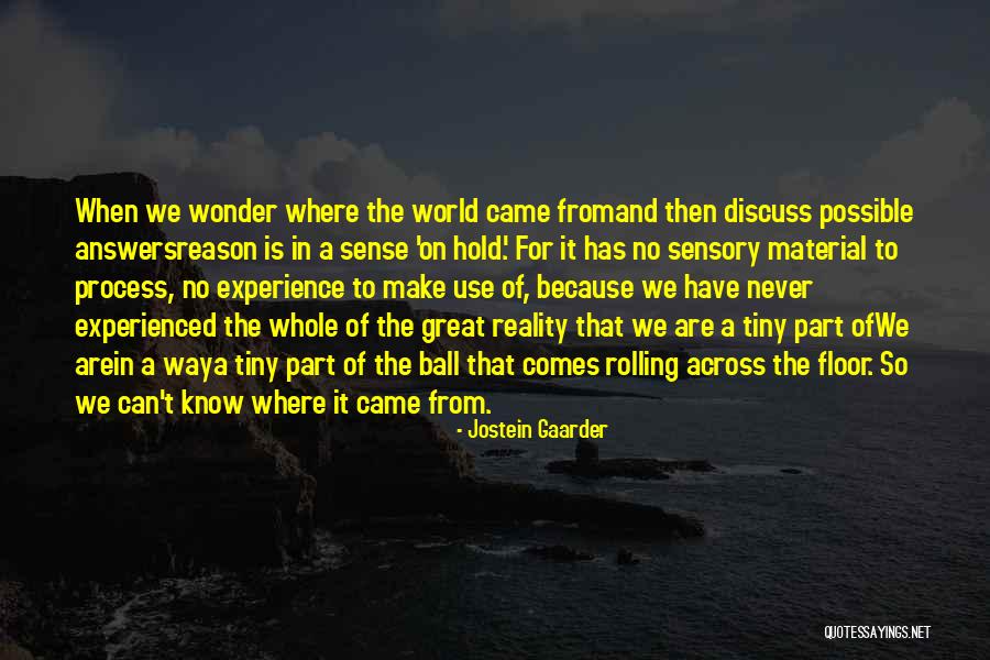 Witchmen Sapkowski Quotes By Jostein Gaarder Witchmen Sapkowski Quotes By Jostein Gaarder