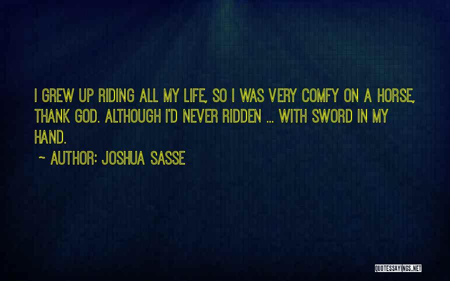 With A Sword In My Hand Quotes By Joshua Sasse