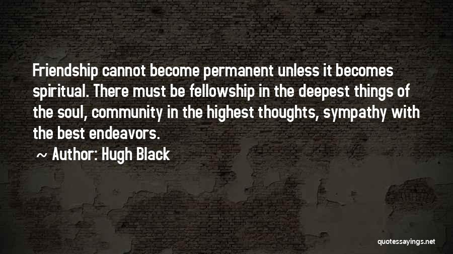 With Deepest Sympathy Quotes By Hugh Black