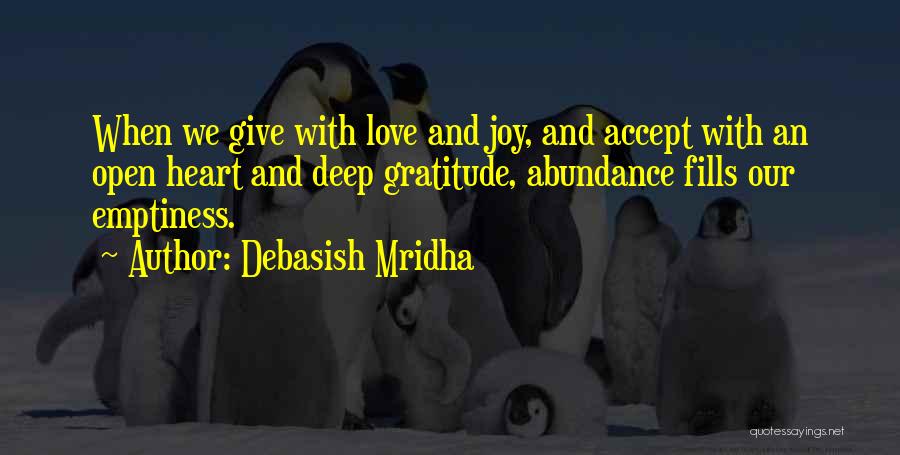 With Gratitude Quotes By Debasish Mridha