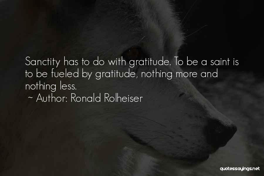With Gratitude Quotes By Ronald Rolheiser