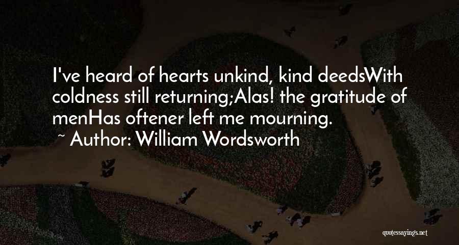 With Gratitude Quotes By William Wordsworth