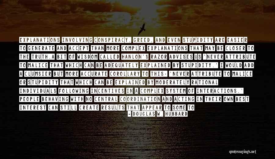 With Malice Quotes By Douglas W. Hubbard With Malice Quotes By Douglas W. Hubbard