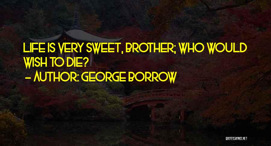 With My Sweet Brother Quotes By George Borrow