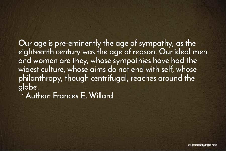 With Sympathy Quotes By Frances E. Willard