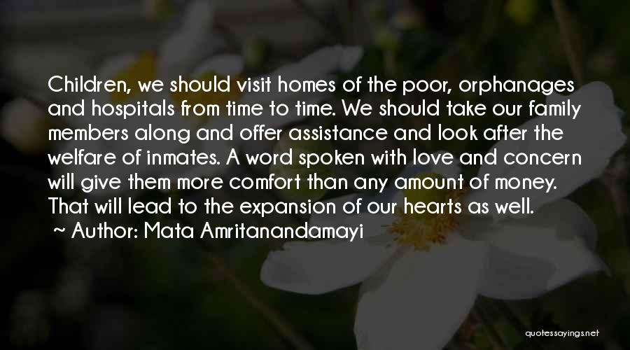With The Family Quotes By Mata Amritanandamayi