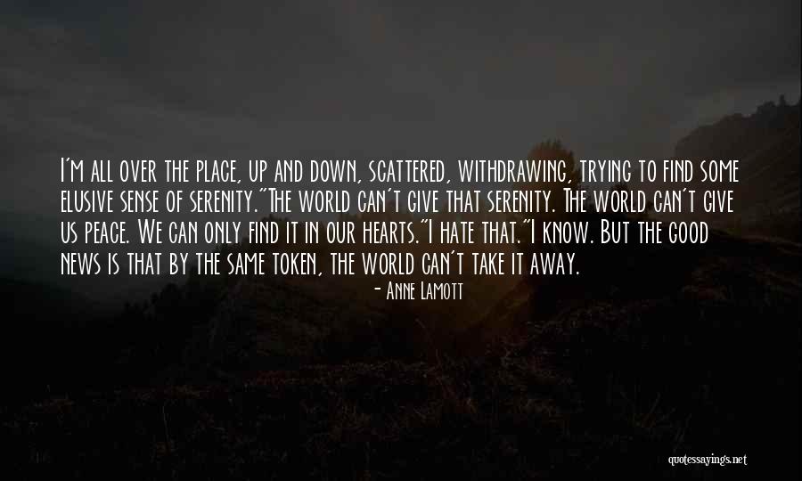 Withdrawing From Life Quotes By Anne Lamott