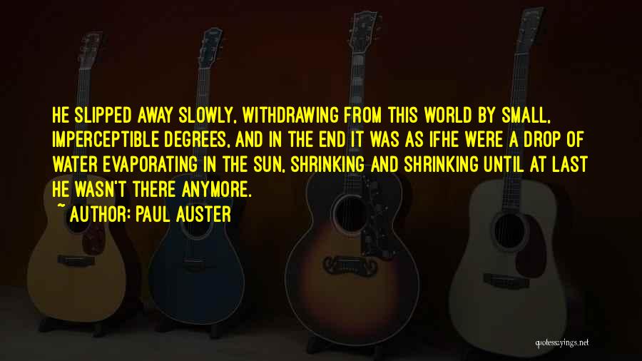 Withdrawing Quotes By Paul Auster