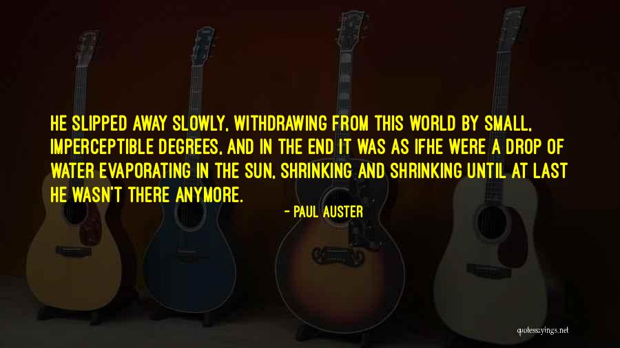 Withdrawing Quotes By Paul Auster